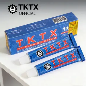 TKTX Numbing Cream (2 Pack) - For Tattoos - Limited Edition Painless Procedure 99% Very Strong 10g