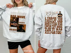 RW Nostalgia Tour Sweatshirt, Retro Rod Wave Lyrics 2 side Sweatshirt, Rod Tracklist Sweatshirt, Nostalgia 2023 Sweatshirt,Unisex Sweatshirt Hoodie Ts Sweatshirt, Hoodie, Comfort Colors