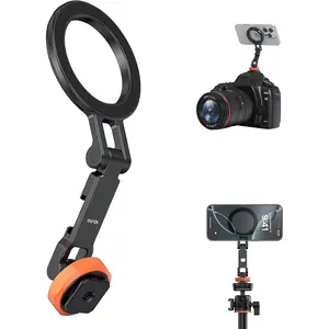 MG-28  Phone Tripod Mount for magsafe, 1/4" Thread & Cold Shoe Camera Phone Mount Adapter Compatible with  17 16 15 14 13 12 Series, for Cameras/Tripods