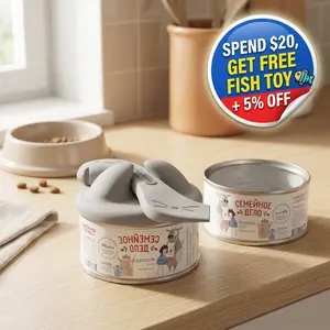 Reusable Pet Food Can Cover with Spoon, Flexible Cat Dog Can Lid for Food Storage, Multi Size Pet Can Sealer with Built-in Scoop, Pet Feeding Tool for Wet Food Cans, No Mess Pet Food Saver for Fridge Storage