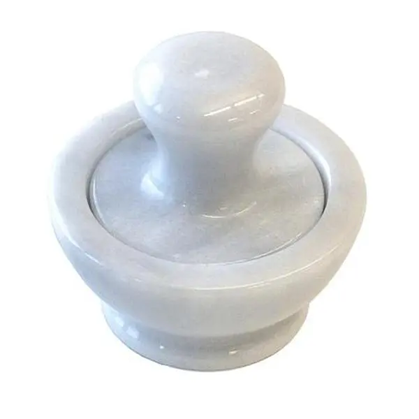 RSVP Marble Spice Grinder - White RSVP Marble Spice Grinder - White