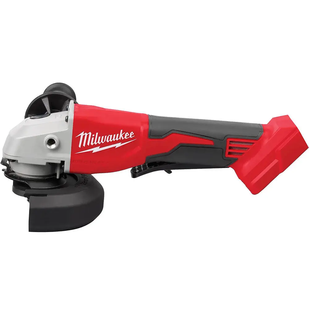 Milwaukee M18™ Brushless Motor Angle Grinder (2686-20) - 4-1/2 in./5 in. Paddle Switch Model for Metal Surface Grinding Tasks