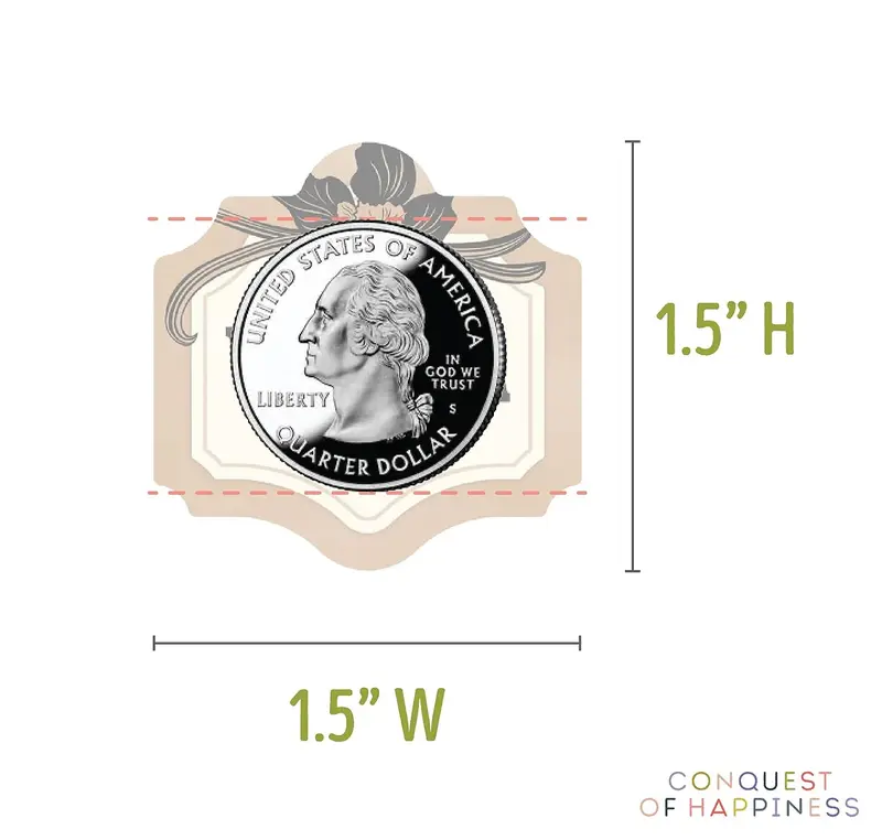 Vanilla Extract Labels with 2 oz Glass Bottles - Handmade by Conquest of Happiness Plastic Round 1