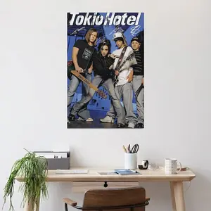 Poster Tokio Hotel Gift For Fans Dark Grunge Style