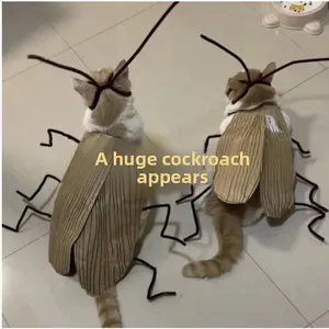 Pure Desire Cockroach Spicy Cat Clothes Non-woven Twist Stick DIY Craft Kit Creative Funny Props