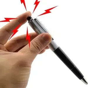 Shockingly Fun Adult Prank Toy, Electric Pen Shape Joke, Funny April Fools Halloween Gag Gift, Press Touch Electric Pen, Multifunctional Writing Toy, Electronic Realistic Fake