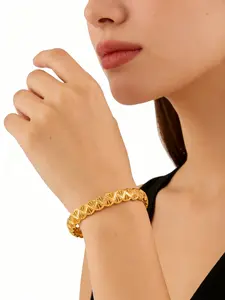 Women's Elegant Open Cuff Bracelet, Vintage Classic Dual Spiral Design, All Seasons, Plain Pattern, No Choking Hazard