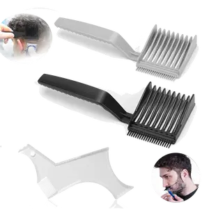 Fade Combs, 2 Pack Professional Hair Barber Blend & Fade Comb, Hair Cutting Guide Tools for Home & Salon Use