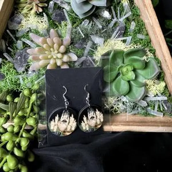 All Seeing Eye Spellwork Earrings