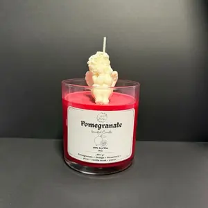 Pomegranate scented candle