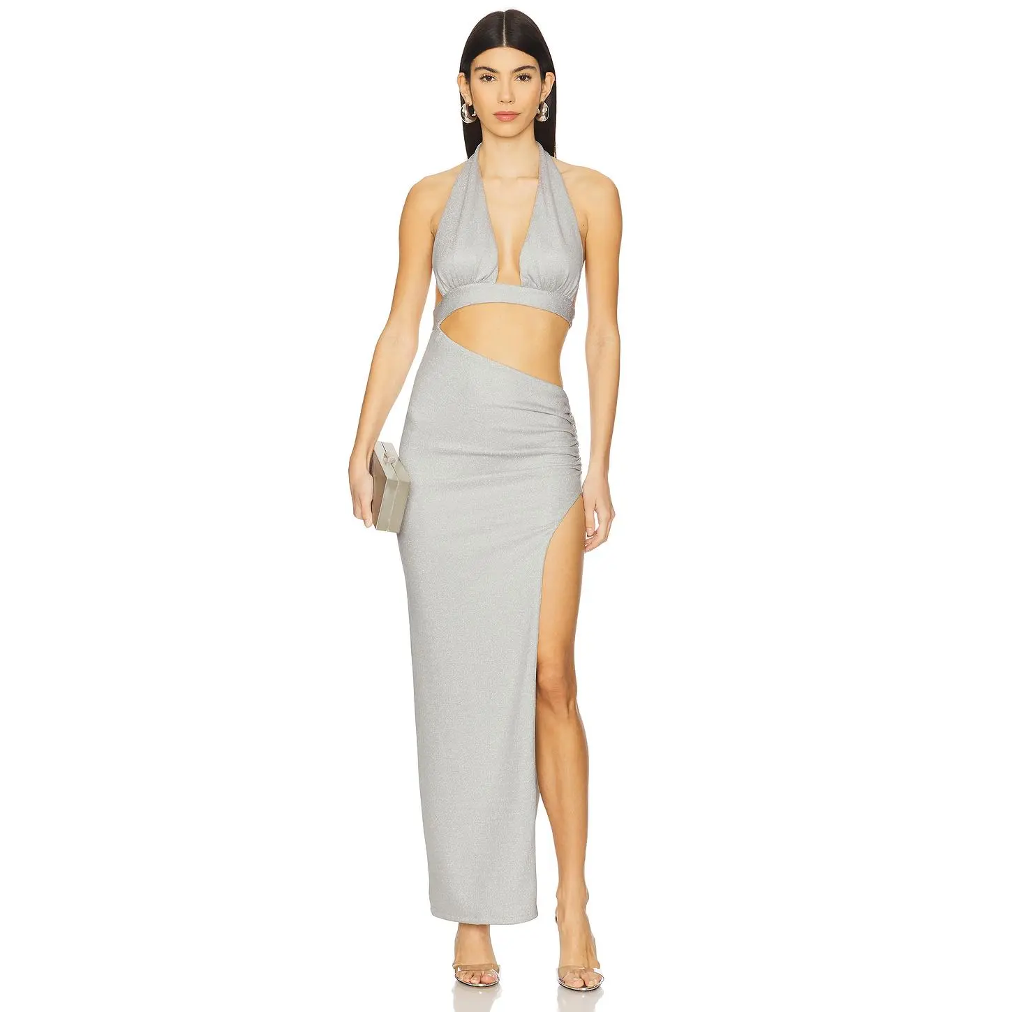 superdown Carli Gown in Silver