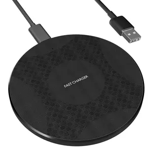 10W Wireless Charging Pad, Space-Saving Slim Design for Office Desk & Home Workspace, Compatible with iPhone 17-12 Series & Samsung Galaxy/Android, Silent & Light-Free Operation – Ideal Office Gift for Colleagues, Bosses & Productivity Lovers