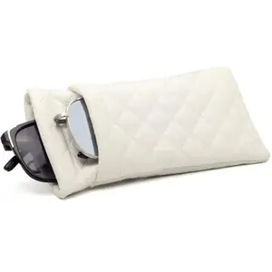 PU Leather Glasses Case, 1 Count Portable Compact Glasses Storage Bag, Glasses Holder, Eye Glass Holder, Home Organizer, Portable Sunglasses Organizer for Men and Women【Only Bag】