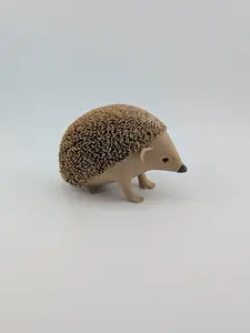 🦔✨ Fuzzy 3D Printed Hedgehog! 🪵 Textured Woodland Desk Pet & Fidget 🤏🧱
