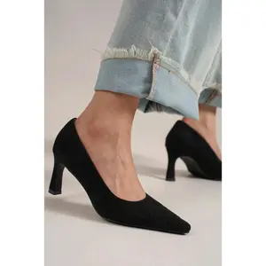 Beast Fashion Faux Suede Point Toe Pumps