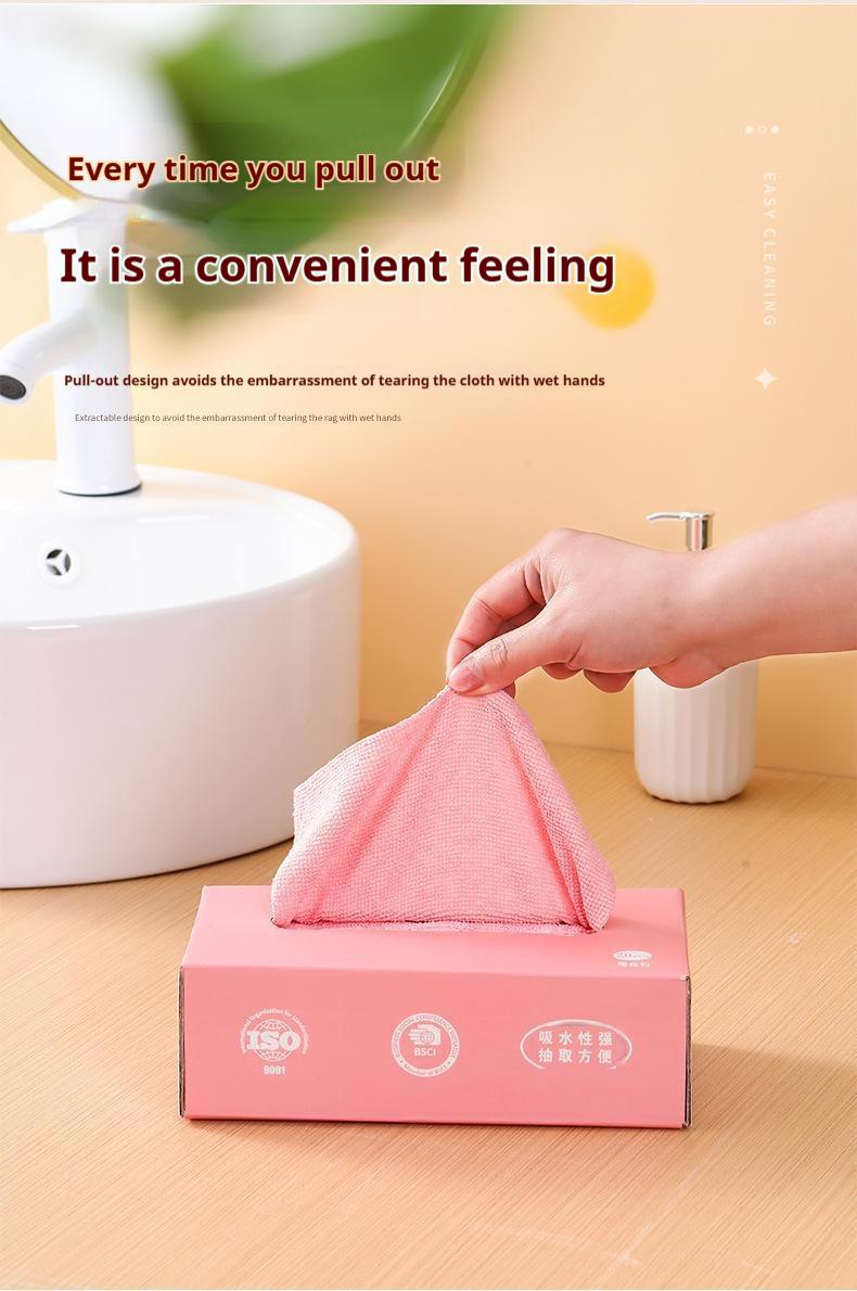 Boxed Cleaning Cloths (Pack of 20) — 7.9" x 7.9" Reusable Wipes for Keyboards & Computers — Edgeless, Overlocked Terry Fabric — Small Household & Kitchen Towels (Gray & Pink) — Microfiber Dishcloths