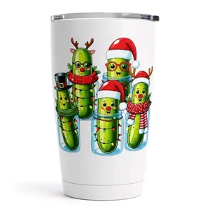 Merry Pickle - UVDTF Decal for cups/hard surfaces sticker Merry Pickle - UVDTF Decal for cups/hard surfaces sticker
