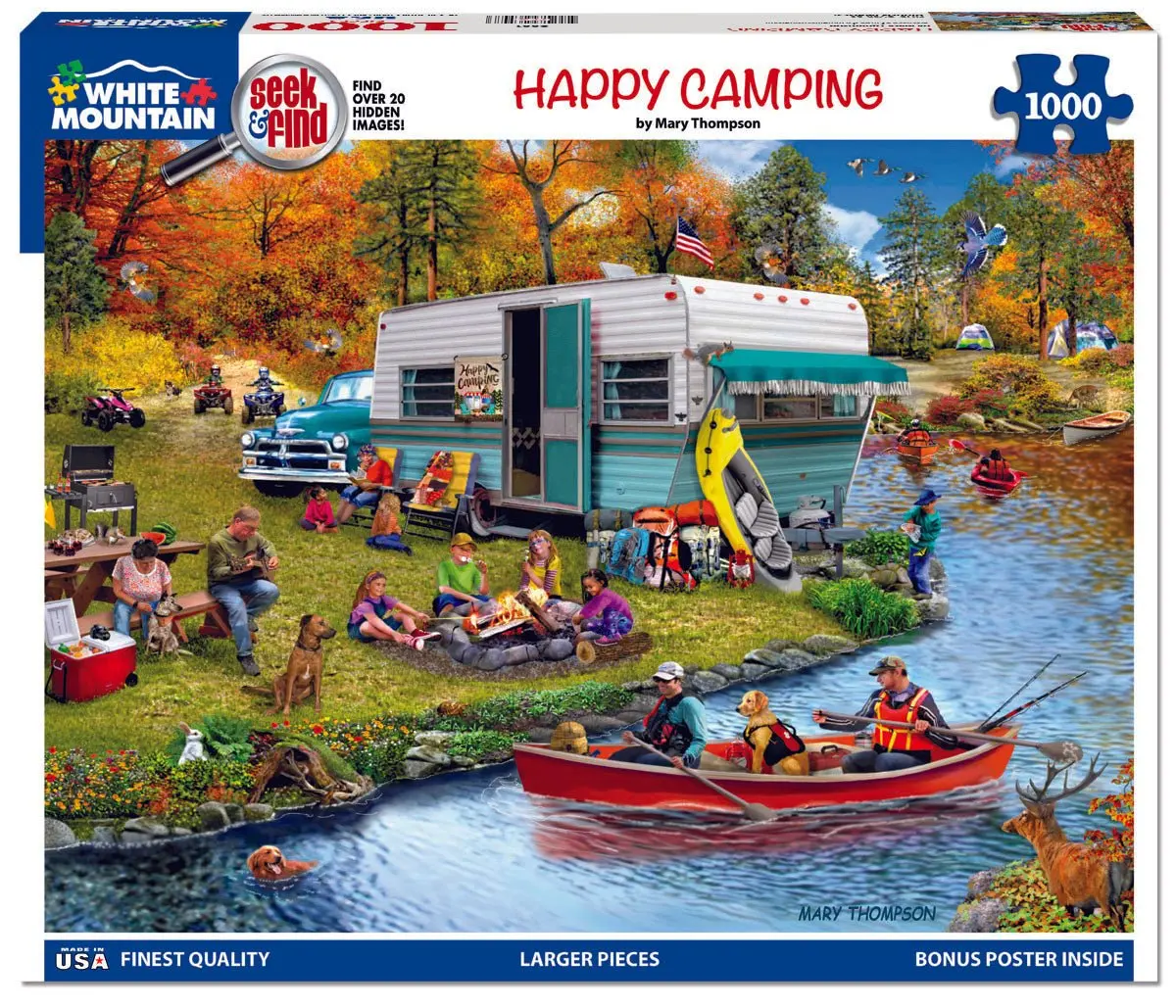 Happy Camping-Seek & Find (2001pz) - Discontinued