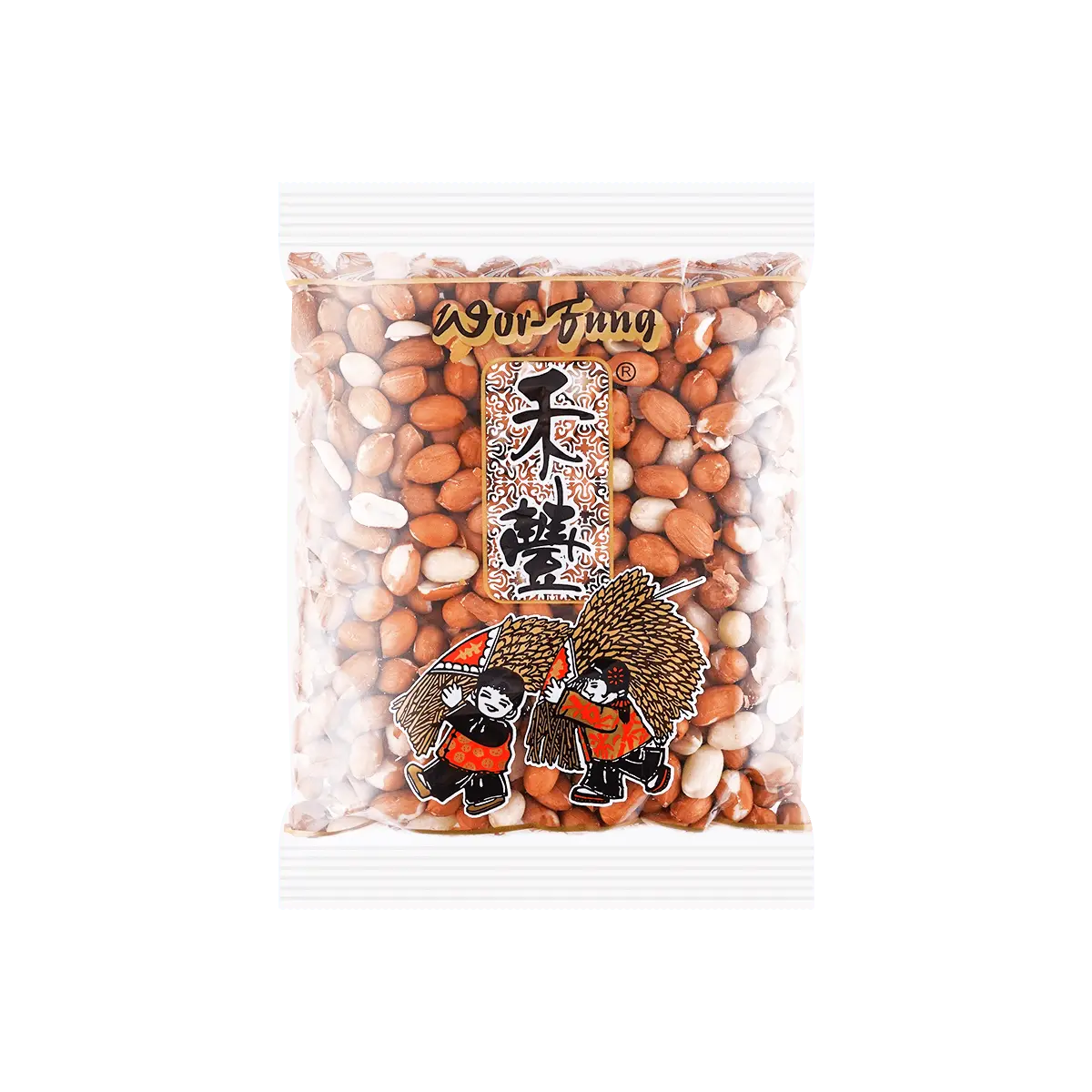 Wor Fung Red Skin Peanuts 340g - Crispy Roasted Snack, Healthy & Delicious, Perfect for Parties & Gifting