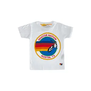 KID'S AVIATOR NATION AUSTIN TEE - WHITE