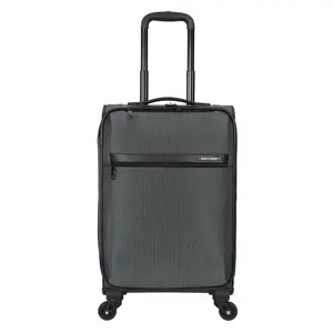 Skyline 21" Carry on Suitcase Spinner Softside Luggage Zip Closure Expandable
