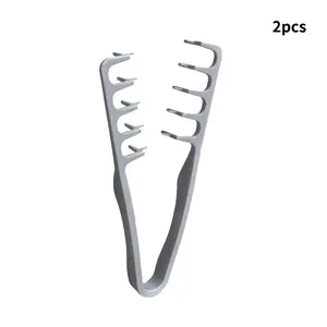 2 Pcs 2-in-1 Volumizing Comb, Hair Root Fluffy Styling Tool for Bangs & Hair Part Cover