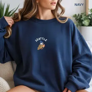 Seatttle Football Shirt, Game Day Hawk Sweatshirt, Football Fan Sports Gift, Unisex Hoodie For Men, Women