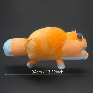 34cm Kawaii Fox Plush Toy Cartoon Cute Doll Game Plush Doll Giving Children Birthday Gifts
