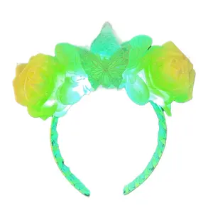 Light up flower headband