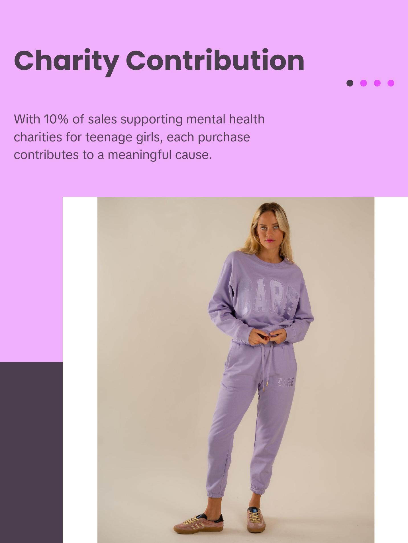 CARE Classic Sweatpants - Lilac