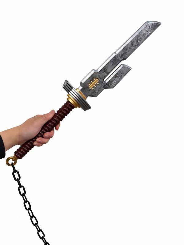 Kinstore Jujutsu Fantasy Kaisen Cosplay JJK PU Foam Dagger Toji PU Foam Sword Nanami PU Foam Knife Cleaver Maki PU Foam Playful Cloud Replica PU Foam Props