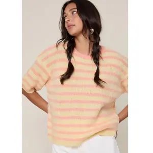 Lily Striped Top - Short Sleeve