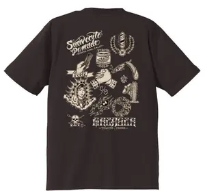 Greaser 13 x Suavecito Firme Menswear Short-Sleeve Casual Classic Graphic T-Shirt