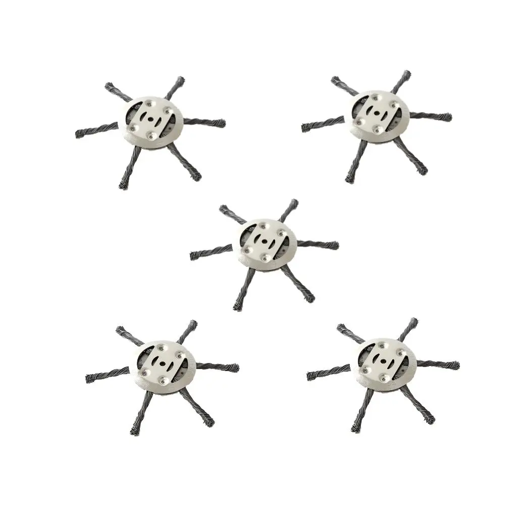 Round Wire Brush Cutter Head, Efficient Trimming Design Durable Brush Cutter Replacement Head, Power Tool Accessories for Weeder & Trimmer