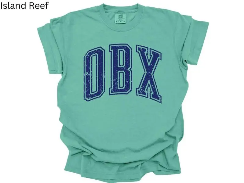 Comfort Colors OBX Shirt, North Carolina Shirt, Beach Shirt, Side Shirt, Beach Shirt, Gift for Her, Gift for Him, Adventure Awaits, Holiday Shirt Volente boutique