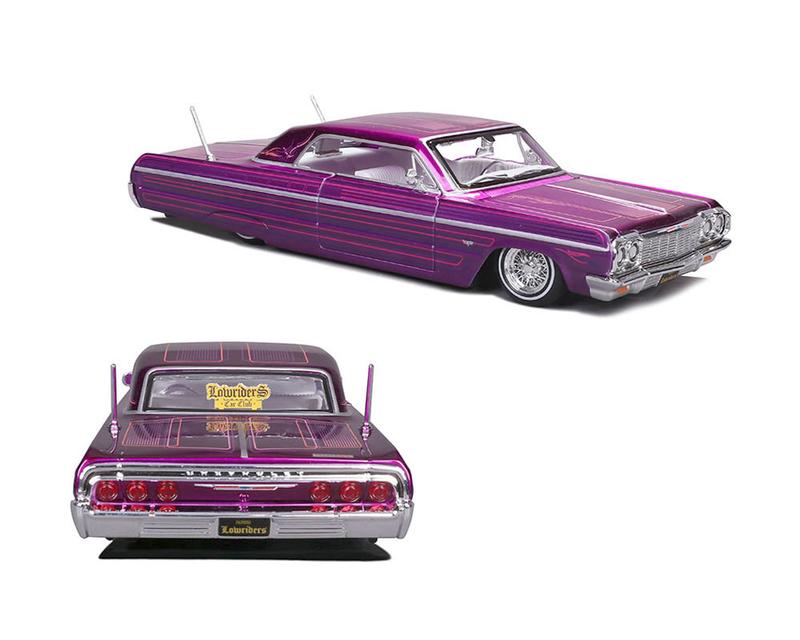 Maisto 1:24 1964 Chevrolet Impala SS Lowriders – Candy Purple – Design Lowriders