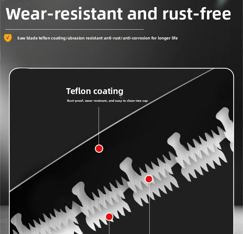 Hand Saw for Tree, 300mm Folding Saw, High-Manganese Steel Teeth for Smooth and Precise Cuts, Portable Camping Saw for Camping, Gardening & Carpentry