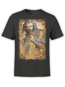 The Lord of the Rings T-Shirt, Thorin Oakenshield Graphic Tee, LotR Unisex Shirt, Middle-Earth Apparel, Fantasy Movie Merch, Thorin Oakenshield T-Shirt, Sweatshirt, Hoodie, Gifts for Men Women Cotton Womenswear, Menswear