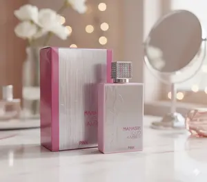 Oud Amber Pink EDP 3.3floz Perfume Unisex Long Lasting Arabic Fragrane