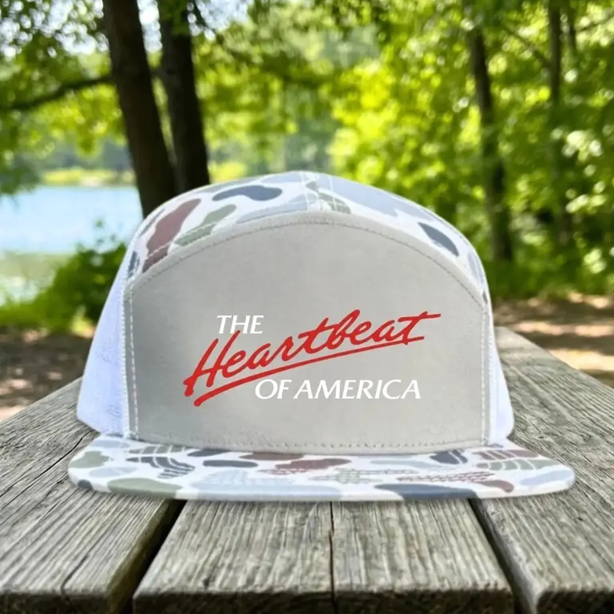 The Heartbeat Of America Chevy Hat , High-Quality Snapback Cap in Multicolored Designs