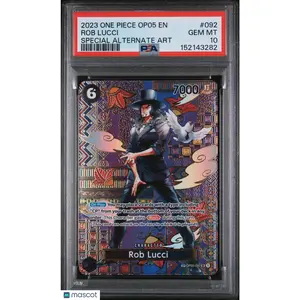 2023 One Piece Awakening Of The New Era Rob Lucci Special Alt Art PSA 10 #092