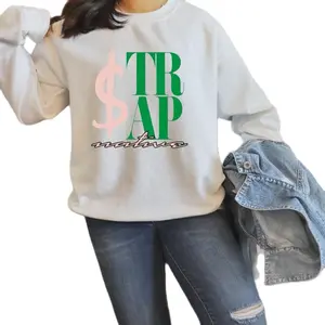 Trap Native Crewneck Sweatshirt - Unisex Fit, Premium Cotton Blend, Bold Graphic Print, Versatile Style for Everyday Wear - Fashion, Love, Comfort Streetwear Soft Tops