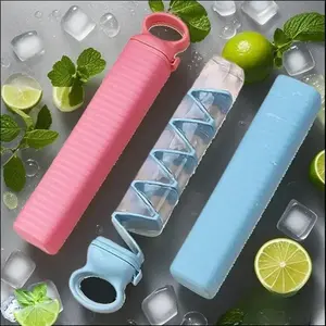 Household ice-making mold, durable ice cube tray, quick-freezing silicone mold, reusable ice cube mold for refrigerator, kitchen, and bar