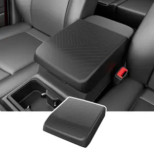 [Fits 24-26 Tacoma & 25-26 4Runner]Center Console Cover Compatible with 2024-2026 Toyota Tacoma 25-26 4Runner Armrest Box Protector Middle Console Pad Replacement for 2024-2026 Toyota Tacoma Accessories