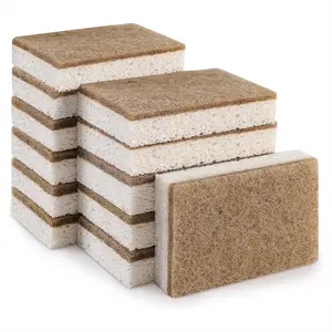 Eco-Friendly Natural Coconut Sponges - 12 Pack