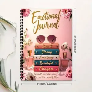 New Emotional Journal Notebook, Bestselling Spiral Binding Planner, Ideal for Personal Reflections and Organizing Thoughts