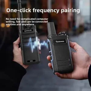 Quansheng TG-A1 is a handheld walkie-talkie with various colors, small size, suitable for outdoor use, mini handset with one-touch frequency pairing, ideal for hotels and restaurants