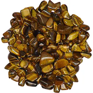 Gold Tiger Eye Tumbled Stone for Confidence & Courage Natural Crystal Jewelry Gemstones And Crystals Enhance Personal Strength and Leadership