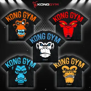 [COLLECTION] KONGGYM Est.2026 Workout Oversized Washed T-Shirt Men - Men’s Workout Fitness Shirt, Gym Apparel, Workout Wear, Training Men's Top, Aesthetic Shirt, Discipline, Strength, Focus