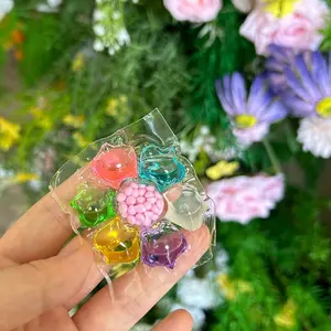 7 in 1 Washing Capsules , 10g/ Pcs ,50p/120/360pcs Laundry Beads Scented Detergent Balls,  Stain Removal, Color Protection, Antibacterial, Long Lasting Fragrance Beads💐 , Deep Cleaning Concentrated  Laundry Detergent Pods Laundry Detergent Pacs with  Fru
